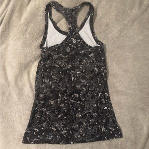 Lululemon Floral Racerback Tank Top-Size 4